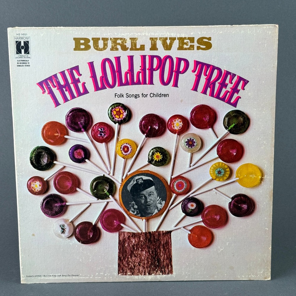Burl Ives The Lollipop Tree LP Childrens 12" Vinyl Record Harmony NEAR MINT